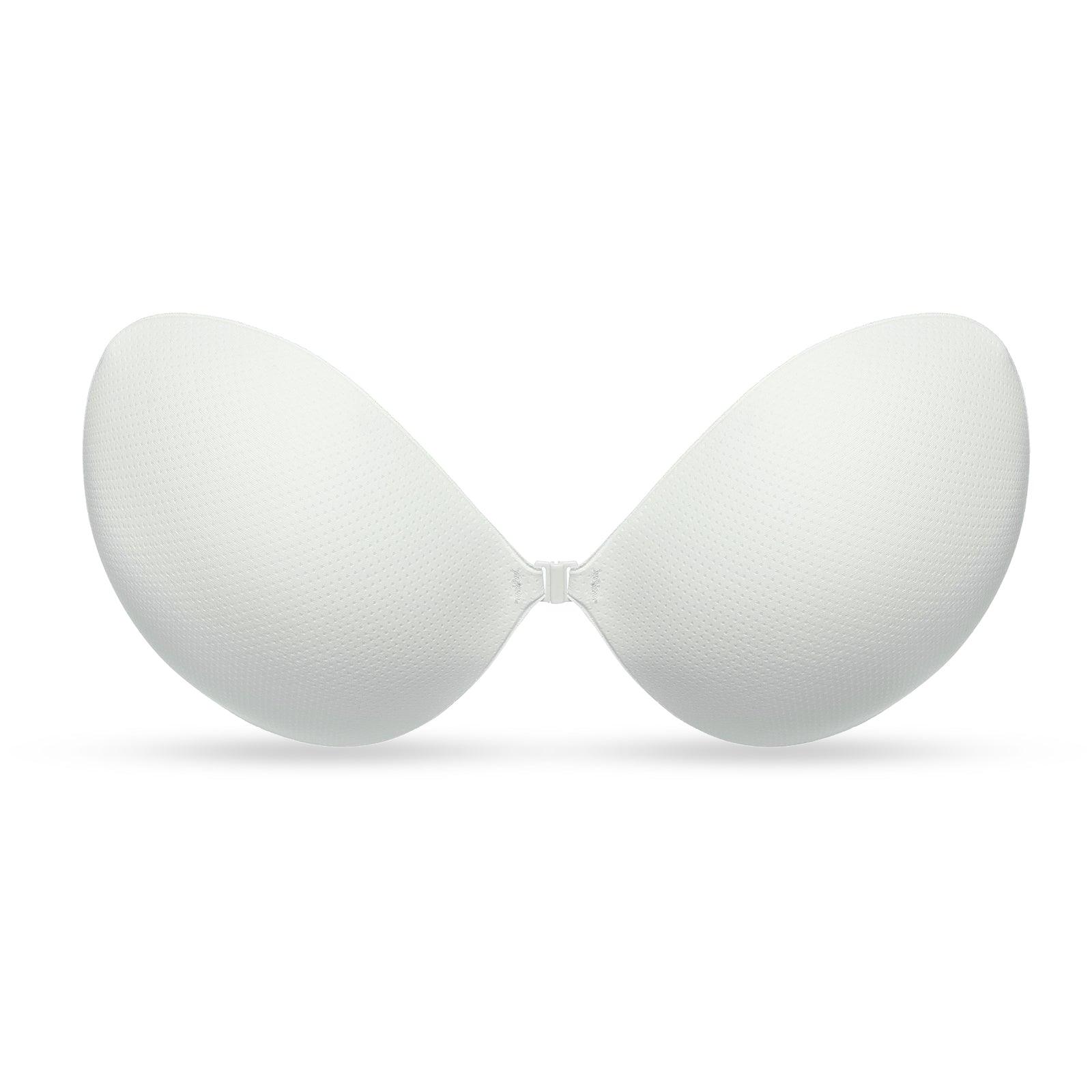 FallSweet bra gray / A "Invisible Bra" Adhesive Bra Backless Strapless Sticky No Show Reusable