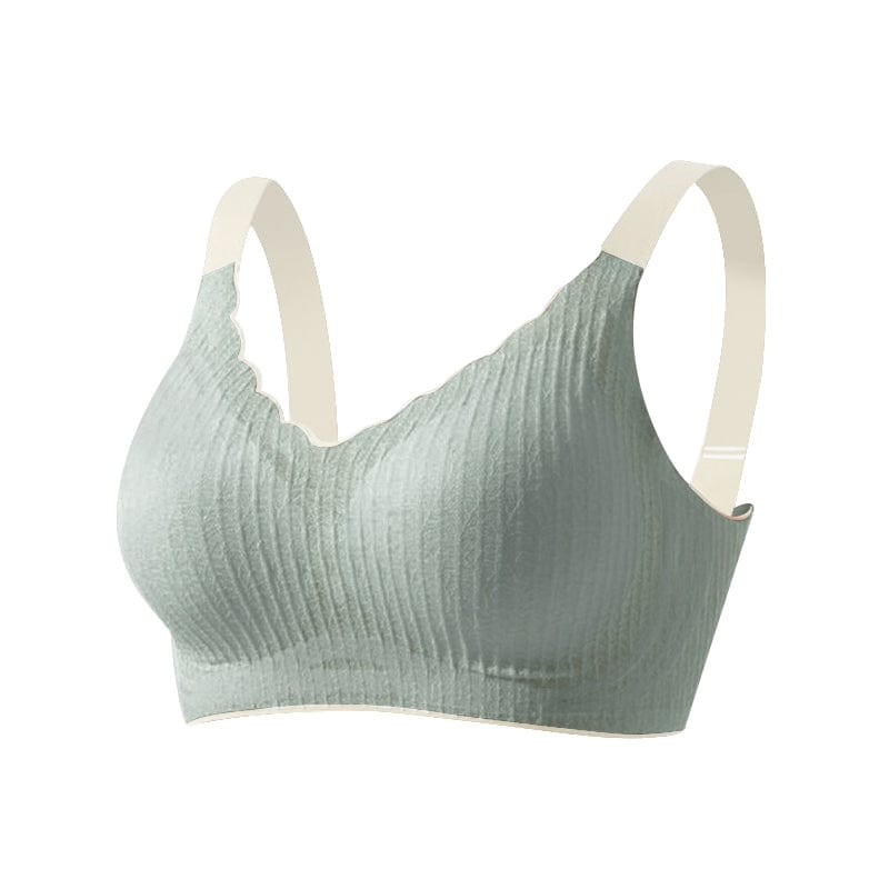 FallSweet Green / M FallSweet Sexy Plus Size Lace Seamless Bra