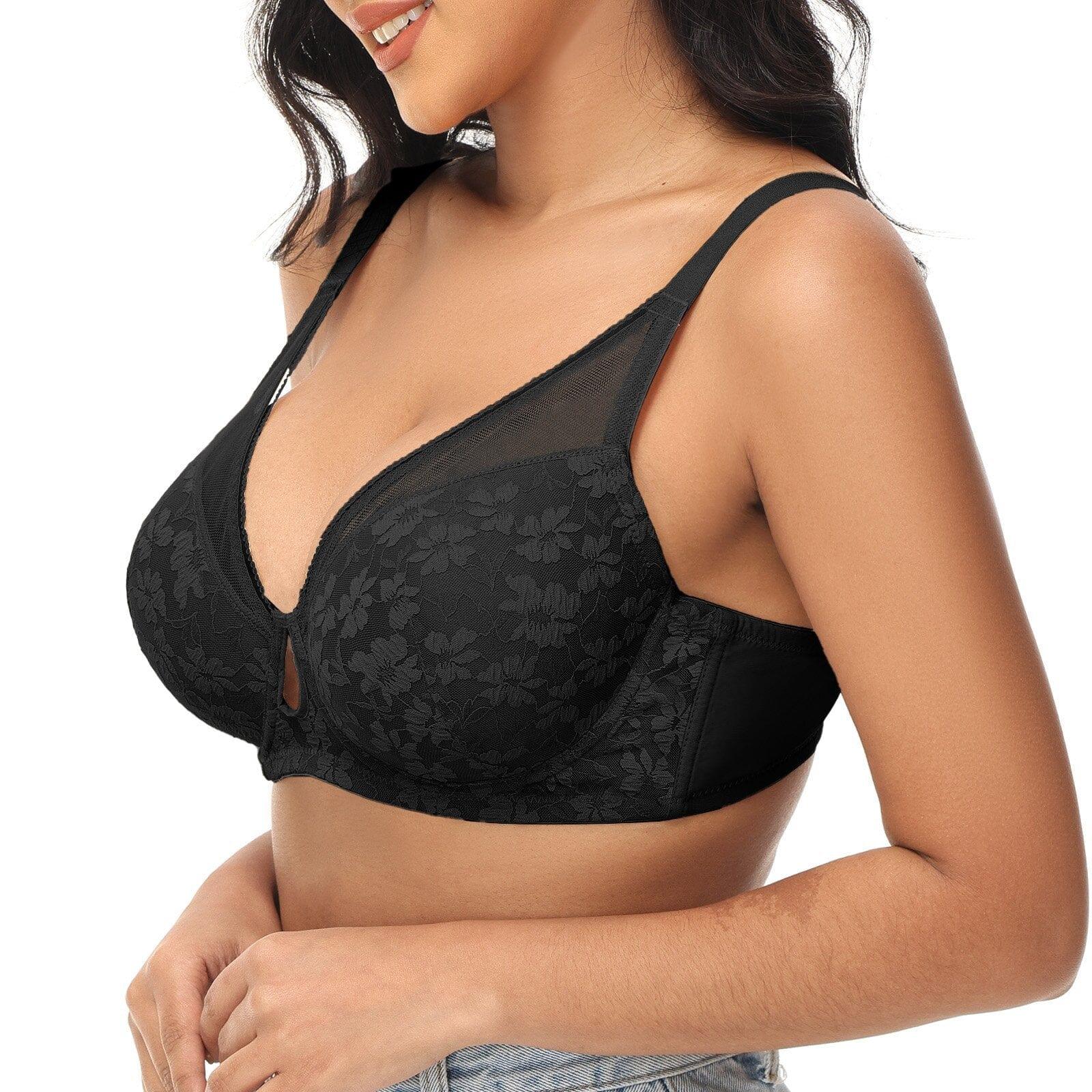 FallSweet push up bras "Add one Cup" Lace Push Up Bras Underwire Padded Sexy Brassiere