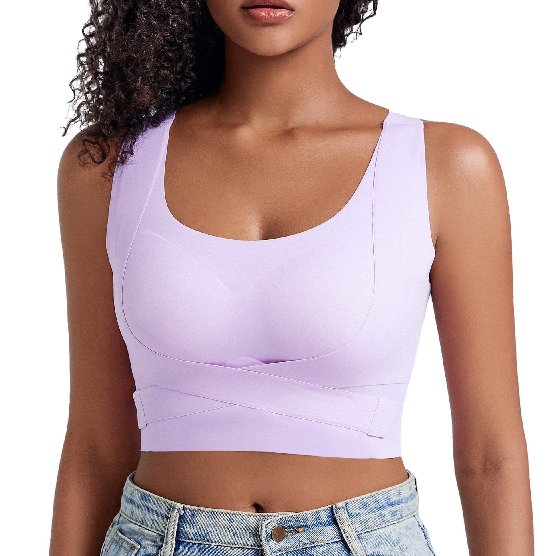 FallSweet sport bra Purple / M Sports Bras for women Wirefree Posture Bralette