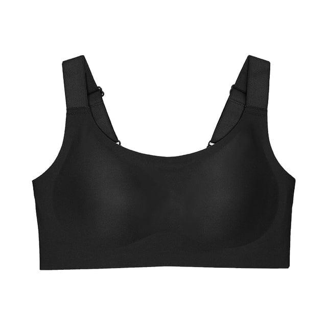 FallSweet Black / M "Full Coverage" Stretch Gel Bra