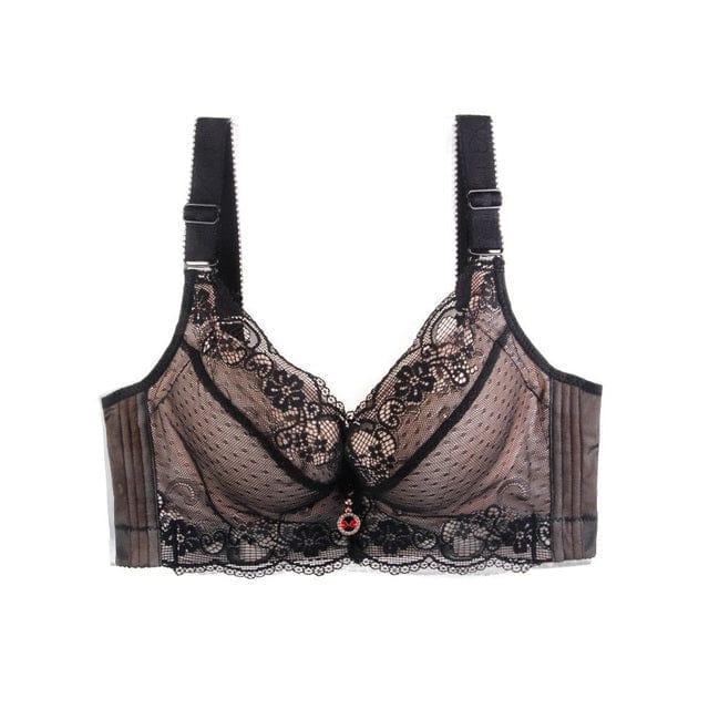 FallSweet Bra "Add Two Cups" Lace Underwire Padded Push Up Bralette