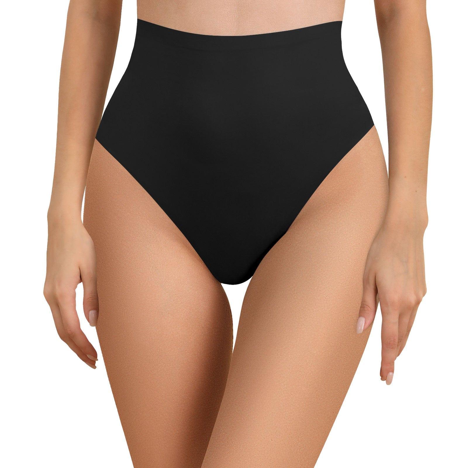 FallSweet No Show High Waist Thong - Black 4 Pack