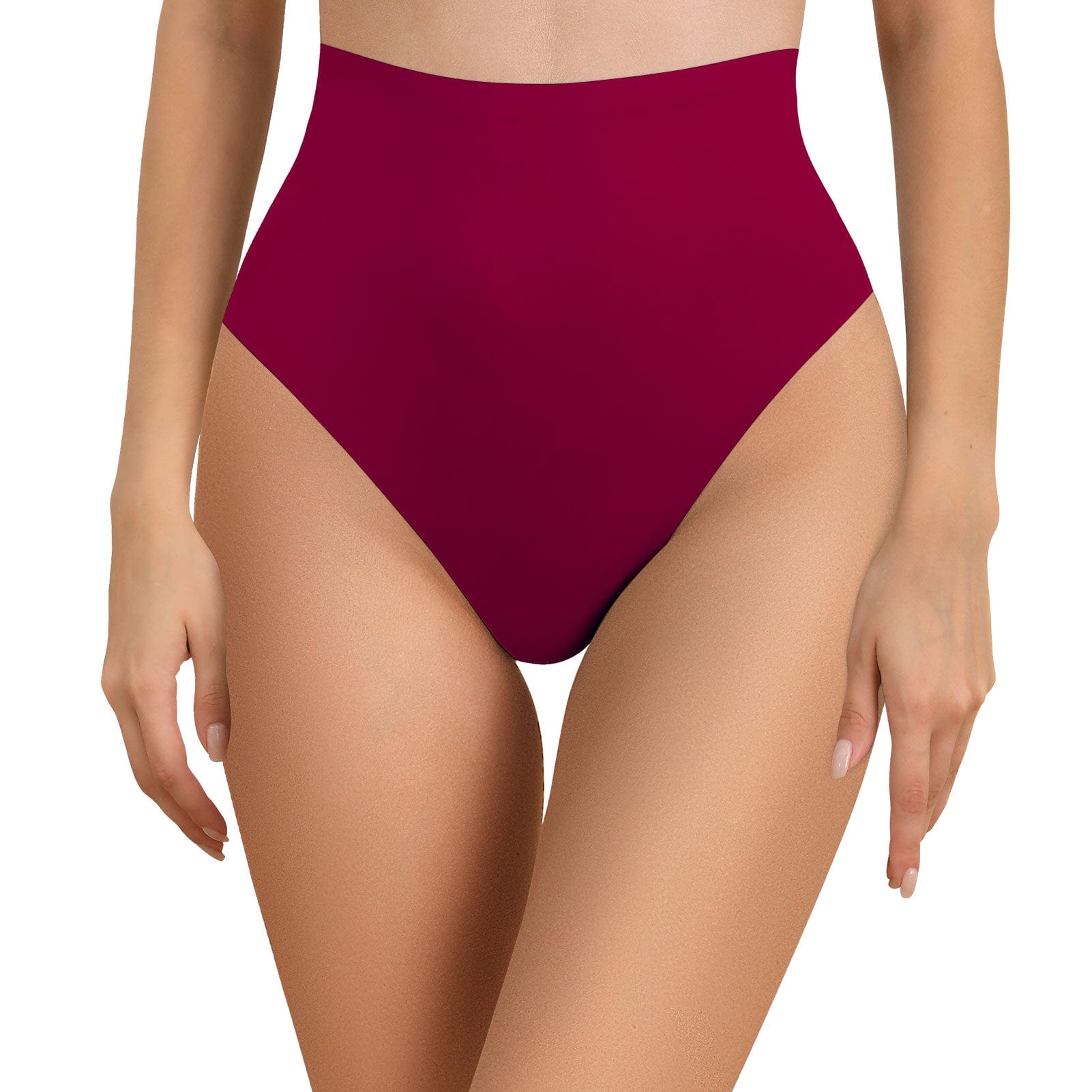 FallSweet No Show High Waist Thong Underwear - Mix1 4 Pack